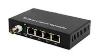 10 / 100M Ethernet σε BNC πείθουν τους λιμένες μετατροπέων 4ch Ethernet 1 BNC