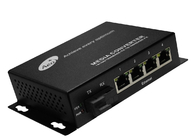 10/100Mbps 4 θύρες Ethernet Switch Fiber to Rj45 Converter Υποστήριξη CBIT VLAN