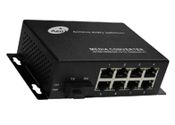 Επιτοίχιο 10/100Base-TX SC Gigabit Ethernet Fiber Switch Hub 8 Port