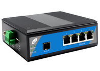 5 διακόπτης λιμένων SFP Ethernet, βιομηχανικός διακόπτης σημείου εισόδου Gigabit 1000Mbps