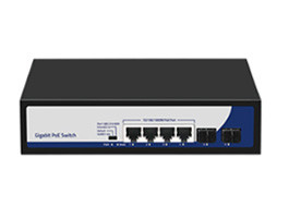 διακόπτης σημείου εισόδου Gigabit 6-λιμένων με τους λιμένες ανερχόμενων ζεύξεων SFP λιμένων σημείου εισόδου 4*Gigabit + 2*Gigabit