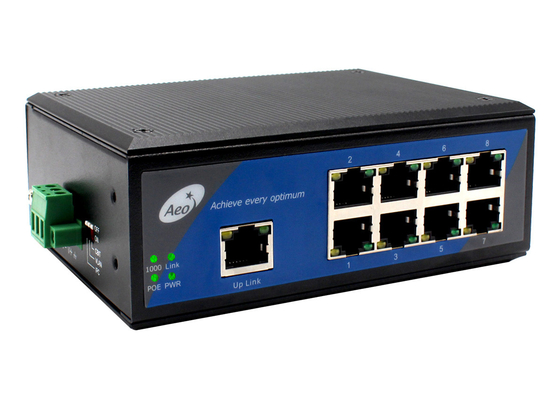 8 θύρες POE Ethernet Switch με CBIT 1 θύρα Uplink 50/60 Hz