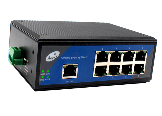 DC12-57V 8 Port POE Switch με 1 Uplink Port και 8 Ethernet Ports