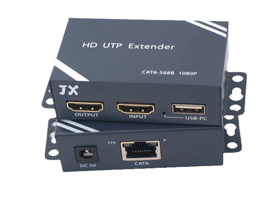 FCC 1080P HDMI Extender με KVM USB 100M πάνω από καλώδιο RJ45 Cat5e/Cat6