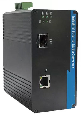 Βιομηχανικός διακόπτης ινών SFP 1 θύρα 100BASE SFP + 1 θύρα 10 / 100BASE-T