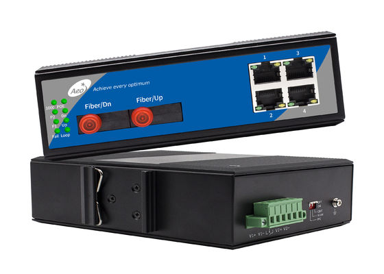 4 σημείο εισόδου 2 οπτικός διακόπτης ινών Ethernet λιμένων, πέφτοντας απότομα διακόπτες δικτύων