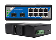 8 ο διακόπτης Gigabit Ethernet λιμένων με το SFP 1310/1550nm διαχειρίστηκε 2 SFP και 8 λιμένες σημείου εισόδου Ethernet