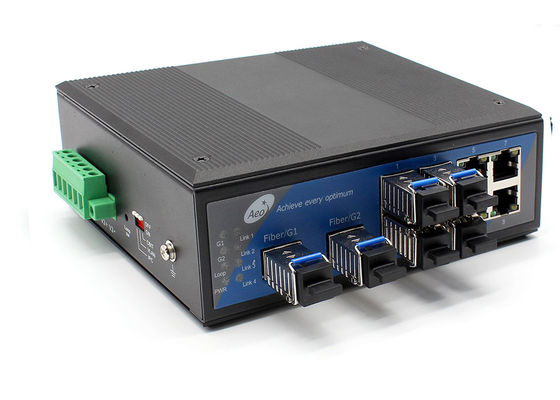 100km μετατροπέας 10 βιομηχανικός μέσων Ethernet λιμένων