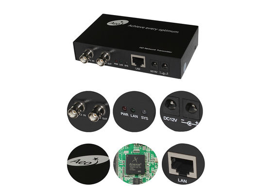 CE 10/100/1000M IP Ethernet πάνω σε κοακσιακό μετατροπέα