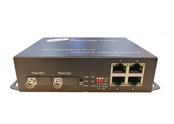 Διακόπτης πλήρες Gigabit 4 σημείο εισόδου Ethernet 2 σημείου εισόδου ινών βρόχων δαχτυλιδιών οπτικός λιμένας