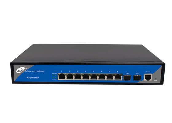 IP30 8 διοικούμενος λιμένας διακόπτης 8 λιμένας 2 Gigabit σημείου εισόδου αυλακώσεις SFP