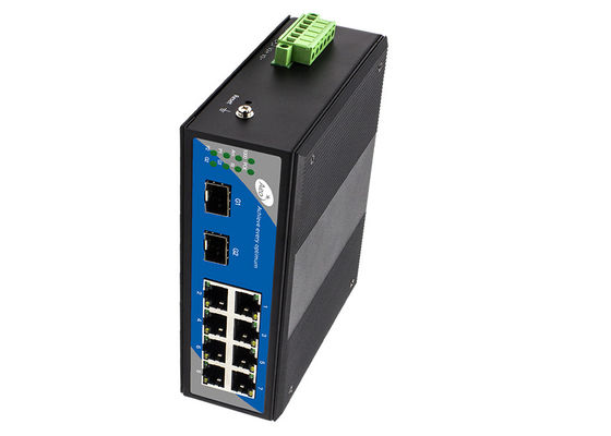 διακόπτης 8 λιμένας 1000 32Gbps Gigabit Mbps με 2 αυλακώσεις SFP