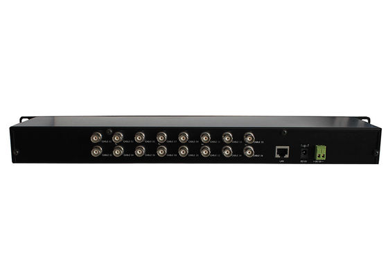 170Mbps Ethernet πέρα από τον ομοαξονικό μετατροπέα 16 λιμένες BNC 1 Gigabit Ethernet