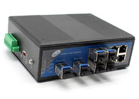 Διακόπτης 2 Gigabit SFP 4 10/100Mbps Ethernet 4 10/100Mbps SFP ινών υπολογιστών γραφείου SFP