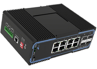 Διοικούμενος πλήρης διακόπτης 4 ινών Gigabit Ethernet αυλακώσεις SFP και 8 λιμένες Ethernet