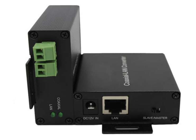 10/100Mbps Ethernet πάνω σε Coax Converter 1*UTP+2*2wire Port Ethernet σε Coaxial/Twisted Pair