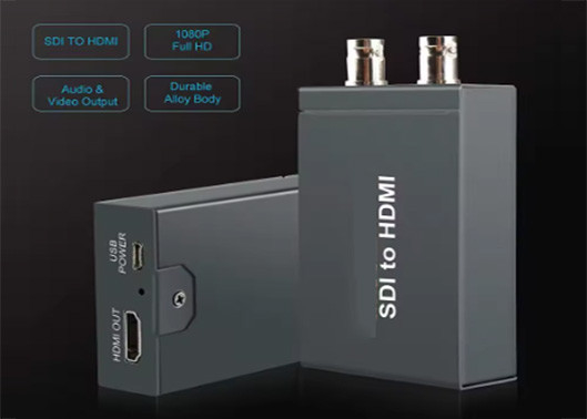 HD/3G SDI σε μετατροπέα HDMI HDMI πάνω από μετατροπέα SDI για CCTV SD HD και 3G SDI σήματα