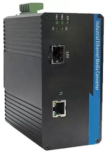 Βιομηχανικός διακόπτης ινών SFP 1 θύρα 100BASE SFP + 1 θύρα 10 / 100BASE-T